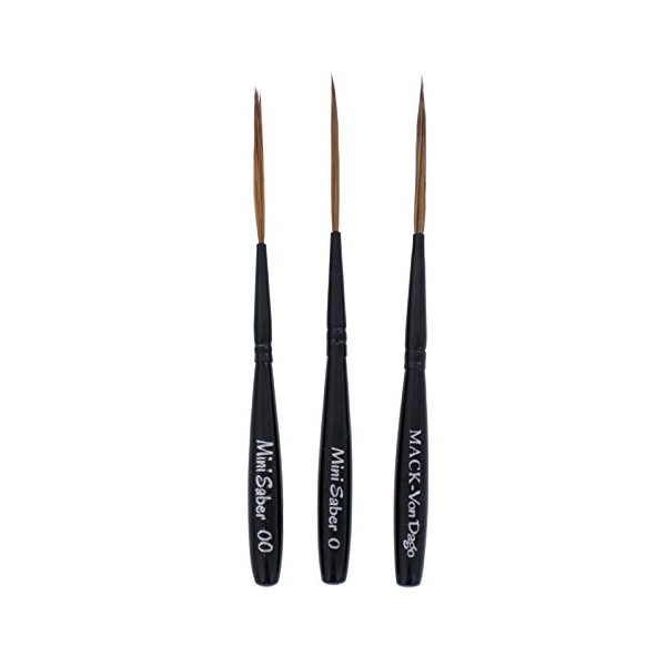 Andrew Mack Brush AMVD-MS-Set Von Dago Mini Saber Set of