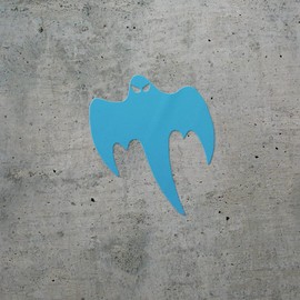 Decal Stickers Of Funny Cute Ghost 4 (Azure Blue) Premium Waterproof Vinyl Decal Stickers For Laptop Phone Accessory Helmet Car Window Mug Tuber Cup Door Wall Decoration ANDSKUS048212BE070722