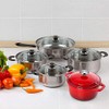 jingfei 4 Sets Dutch Oven Knob Stainless Steel Replacement Knob