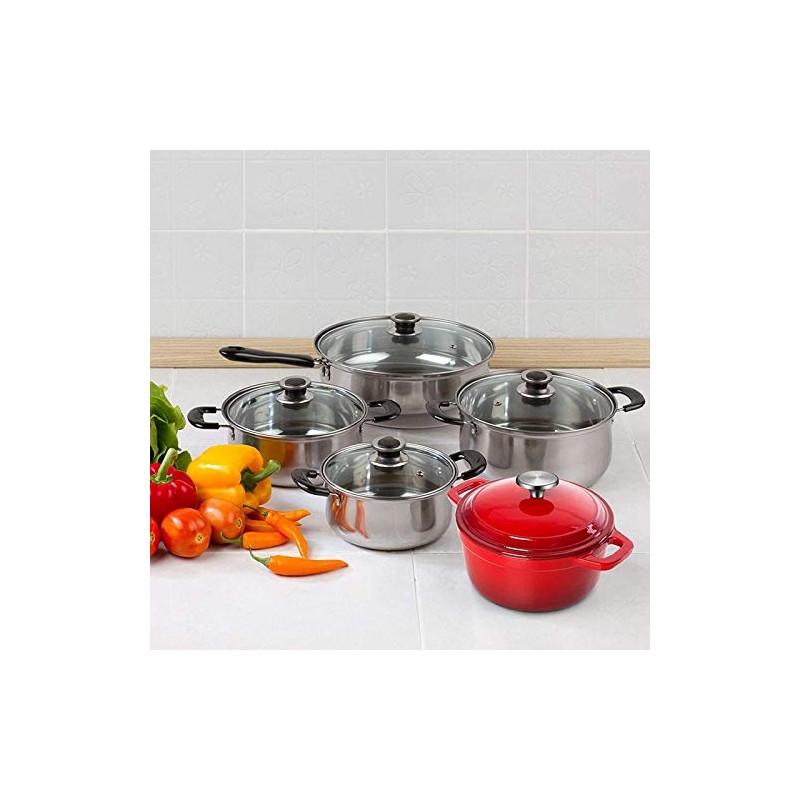 jingfei 4 Sets Dutch Oven Knob Stainless Steel Replacement Knob