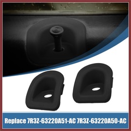 HEROFFIX 1 Pair Door Panel Trim Lock Knob Grommet for Ford for Mustang 2006-2014 7R3Z-63220A51-AC 7R3Z-63220A50-AC Front Driver and Passenger Side Black Replace Parts