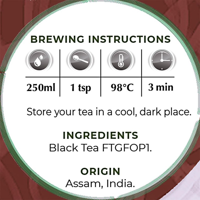 The Exotic Teapot - Supreme Assam Breakfast Tea, 150g Tin,