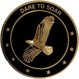 Dare to Soar Scout Keepsake Award Medal Coin for Eagle Scout Gift or Present