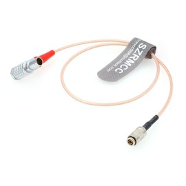 SZRMCC DIN 1.0/2.3 to Right Angle 0B 5 Pin Connector Timer Switch for Ultrasync One Sound Devices 633 (Right Angle)