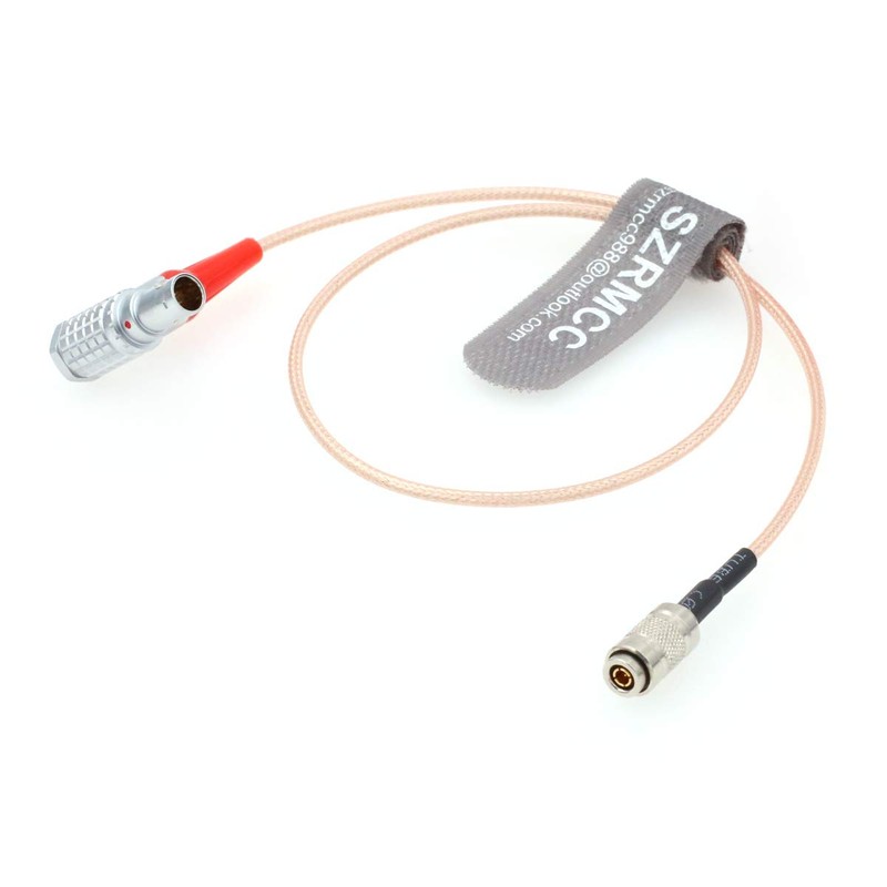 SZRMCC DIN 1.0/2.3 to Right Angle 0B 5 Pin Connector