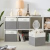 SOCOHOME Fabirc Cube Storage Boxes,25x25x25cm Foldable Storage Baskets for Organizing
