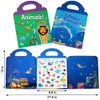 Reusable Sticker Books for Kids, 2 Sets Travel Removable Toddler