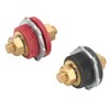 2 Pcs 3/8in Thru Panel Battery Terminal Connector 250A Positive