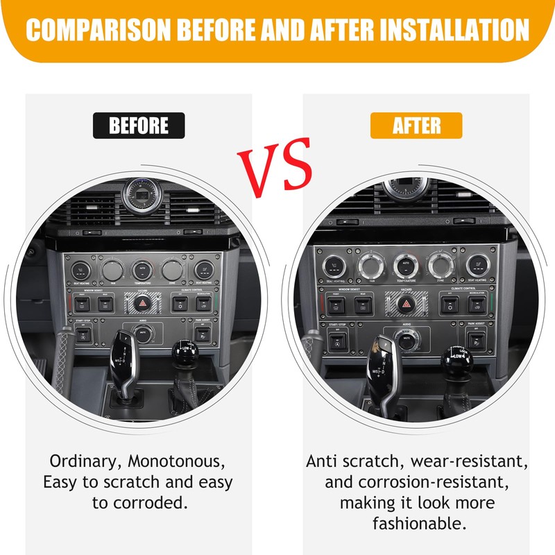 Bekantogy Car Air Conditioner Switch Button Knob Cover Compatible with