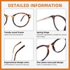 SOPHILY Round Progressive Multifocus Reading Glasses Women Men Multifocal Readers