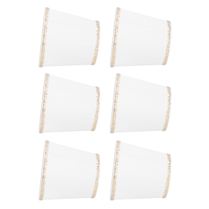 6Pcs European Style Lampshade Cover for Chandelier Wall Light W/E14