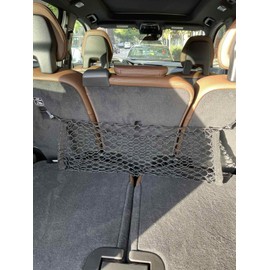 EACCESSORIES EA Behind 2nd Row Seats Organizer Cargo Net for Jeep Grand Wagoneer 2022-2023 – Envelope Style Cargo Net for SUV - Premium Mesh Car Trunk Organizer – Compatible with Jeep Grand Wagoneer