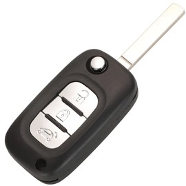 SALPIE Key Shell Compatible with Mercedes Smart 453 Key Shell Black 3 Buttons Easy to Install Robust