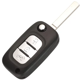 SALPIE Key Shell Compatible with Mercedes Smart 453 Key Shell Black 3 Buttons Easy to Install Robust