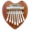 Luckious Mini Thumb Piano - Portable 8-Key Kalimba Solid Wood