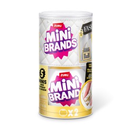 Mini Brands Fashion 2 Pack Series 3 by ZURU Real Miniature Fashion Brands Collectible Toy, 2 Capsules of 5 Mystery Miniature Brands for Girls, Teens, Adults and Collectors (2 Pack)