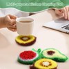 5 Pcs/set Scratch-Free Hand-Knitted Multipurpose Dish Scrubbers,Reusable Kitchen Scouring Pads