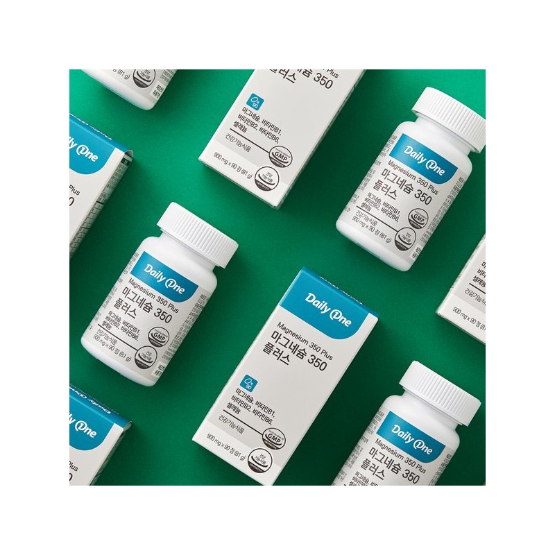 DailyOne 데일리원 마그네슘 350 플러스 고함량 대용량 900mg X 90정