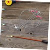 Kisangel 5sets Wire Fishing Trace Leaders Kit Tangling Fishing Rigs