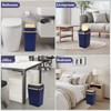WSBArt Bathroom Trash Can with Lid 4 Gallon Trash Can