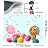 FLASIY 7x5ft Children Birthday Party Photography Backdrops Colorful Lollipops Candy
