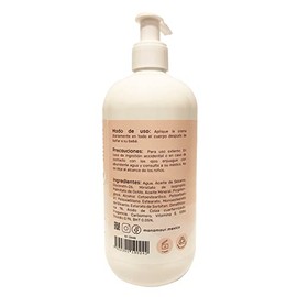 Mon Amour Crema Hidratante Corporal Para Pieles Delicadas de Bebés y Niños Desde Recién Nacidos Con Activos Naturales de Aceites de Colza y Sésamo 480