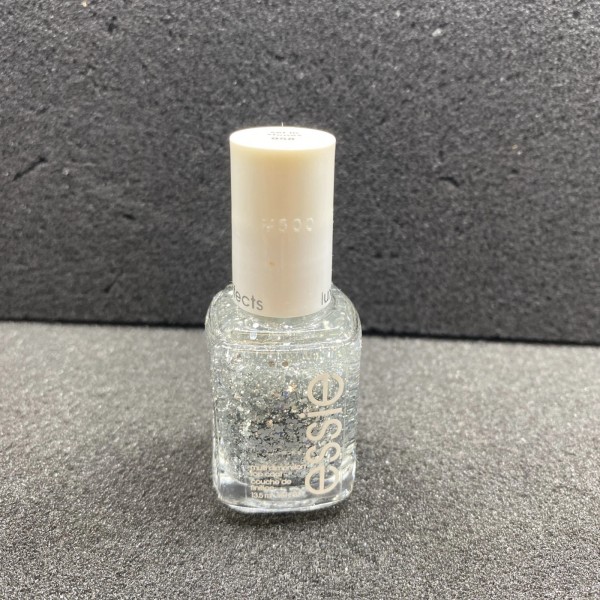 essie Salon-Quality Nail Polish, Vegan, Silver Glitter, Set In Stones,