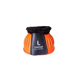 LEXNEL Rubber Bell Boots, Durable Bell Boots for Horse – Superior Hoof Protection and Comfort 1 Pair (Orange, X-Large)