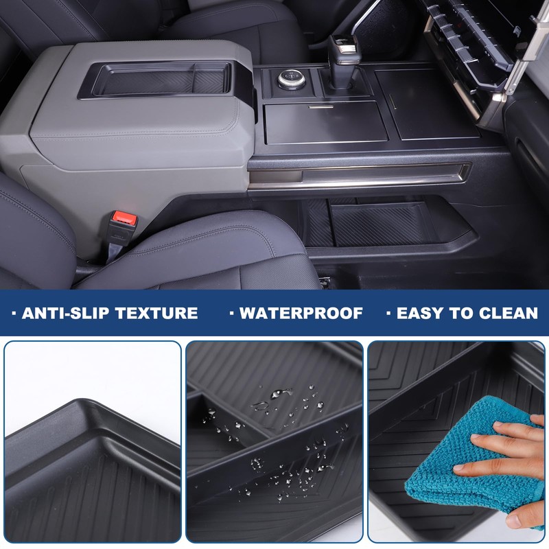 YinanIutos Center Console Lower Storage Tray Consle Armrest Organizer Tray