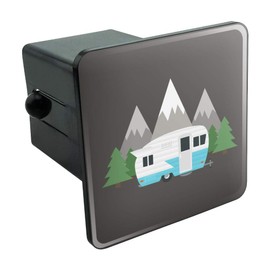 GRAPHICS & MORE Camper in The Mountains Tow Trailer Hitch Cover Plug Insert