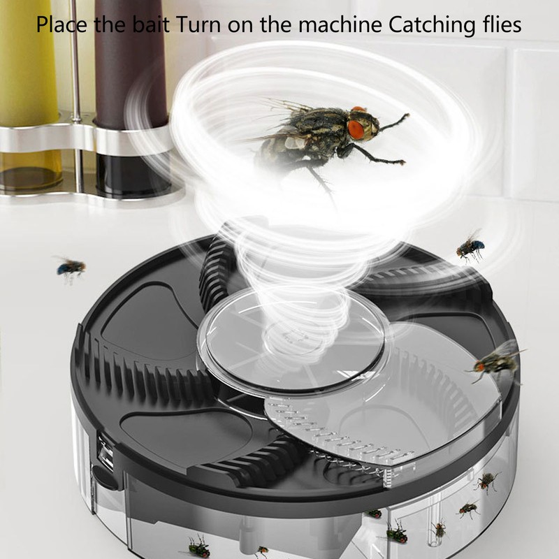 Electric Fly Trap Automatic USB Charging Quiet Detachable Washable Electric