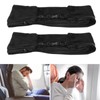 2 Pack Stuffable Travel Pillow Soft Velvet Fillable Airplane Neck
