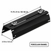 Adjustable Enamel Grill Heat Plate Shields, Universal BBQ Gas Grill