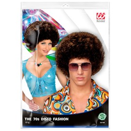 W WIDMANN MILANO Party Fashion - Perücke 70er Jahre Disco, Karneval, Mottoparty