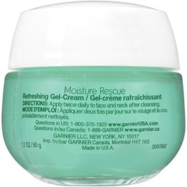Garnier Garnier Moisture Rescue Face Moisturizer Gel Cream, 24 Hour Hydrating Skin Care with Vitamin E & Antioxidants, Lightweight + Oil Free, 50ml