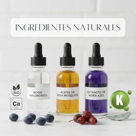 Contorno de Ojos Lifting Activo con Ácido Hialurónico y Bio-Calcio, Tratamiento Antiarrugas y Antiojeras, 20g