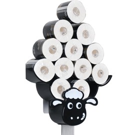 Sounxun 3 in 1 SheepToilet Roll Paper Holder Storager Dispenser Elastic arms: The Quirky Sidekick for Your Toilet Paper! A 3D Decor Delight for Bathroom Even SheepToilet Tissue Older Needs a Home!