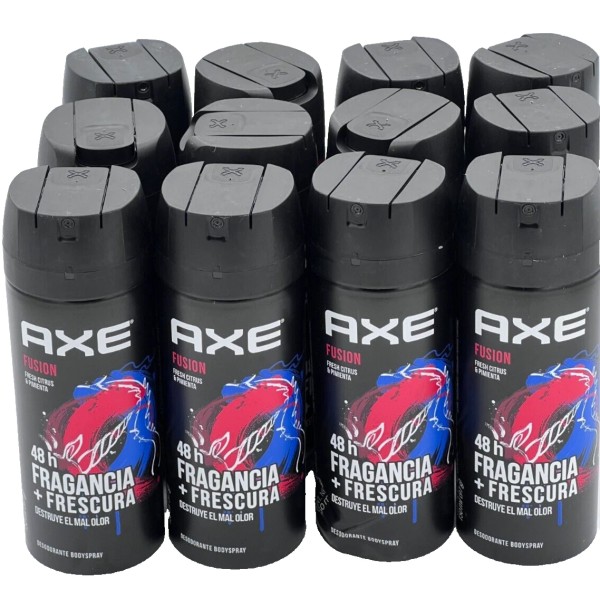 AXE BODY SPRAY FUSION 48 HOURS FRESH 12 PIECES 97