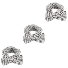 Ipetboom 3pcs Makeup Headband Elastic Spa Facial Headband Hair Band for Women Shower Face Washing
