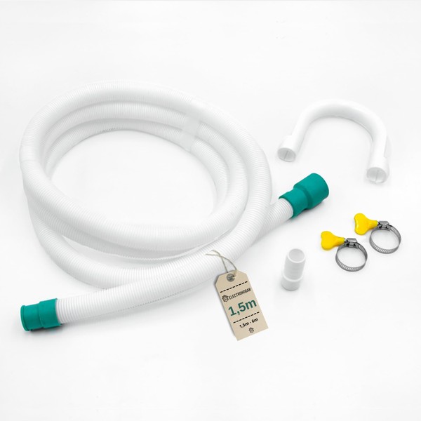 ELECTROHOGAR Kit Drain Hose Extension for Washing Machine, 1.5 m,