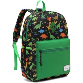 Kasqo Mochila para niños, mochila preescolar de dinosaurio ligera resistente al agua para niños y niñas