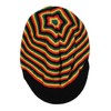 NY Rasta Cotton Beanie Visor (Black/Rasta)