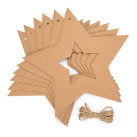 Baker Ross Star Craft Wreaths Perfect For Xmas Boys And Girls' Arts, Crafts And Decorating For Kids (Pack of 10)