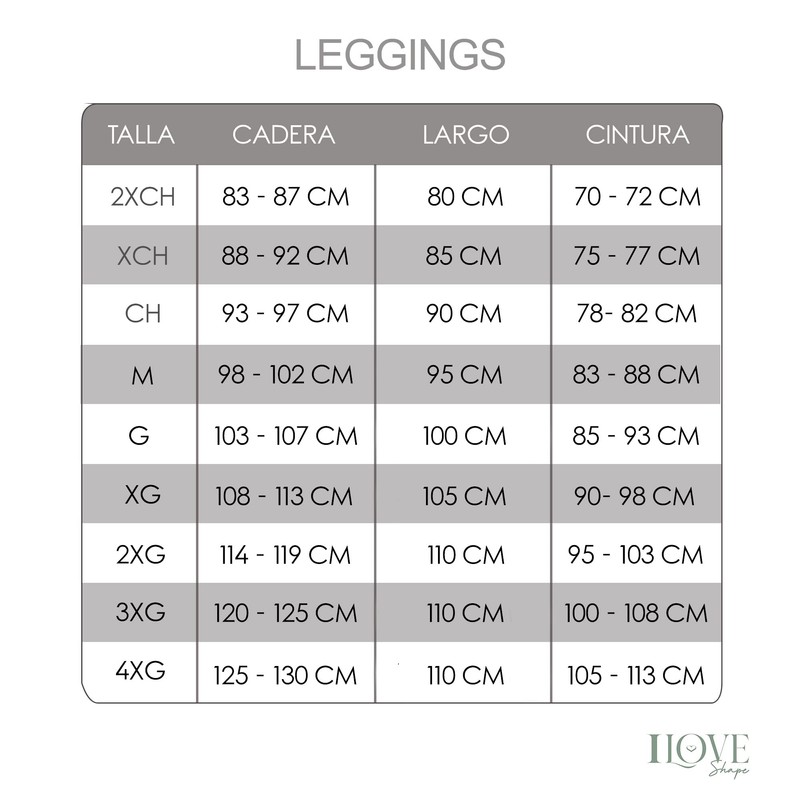 I LOVE SHAPE | Legging para Mujer con Push Up