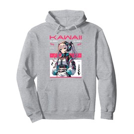 Kawaii Queen Anime Style Cyberpunk Art Pullover Hoodie