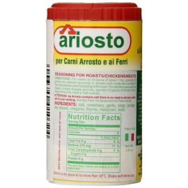 Ariosto Meat Seasoning, Roasted and Grilled, 2.8 Ounce, 1 Pack