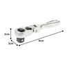 TONE Compact Short Swivel Ratchet Handle (Hold Type) RH3FCHS 3/8