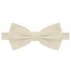 Jacob Alexander Men's Pretied Banded Adjustable Solid Color Bowtie -