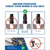 GAsupply 1/2-20 Extended Open End Acorn Lug Nuts Black, 1.9"