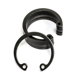 FEEIMOL Snap Ring Manganese Steel Circlip Internal E-Clip C Clips Split Buckles Washers 20 mm (Pack of 60)